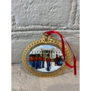 Vintage 1994 The White House Christmas Ornament Soldiers White House